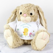 Personalised Easter Meadow T-Shirt Bunny