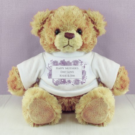 Personalised Soft Watercolour Teddy