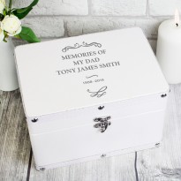 Personalised Memorial Keepsake Box